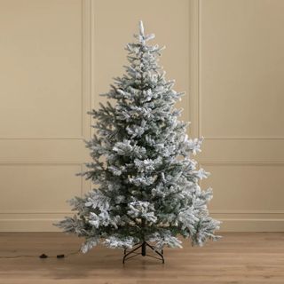 7' Snowy Grandis Fir Pre-Lit Faux Tree