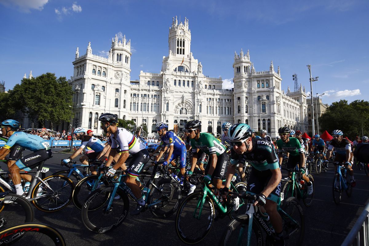 The final Vuelta stage in Madrid