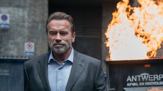Arnold Schwarzenegger as Luke Brunner in episode 101 of Fubar