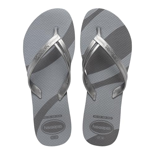 Havaianas Elegance Print Women Flipflop New Graphite 6.5/7 Uk