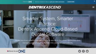 Dentrix Ascend website screenshot.