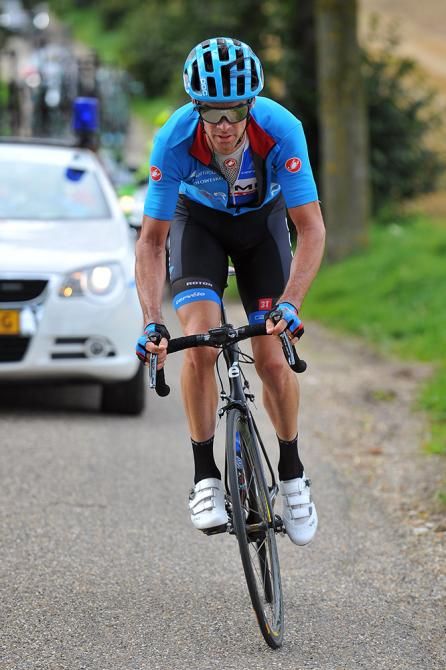 David Millar on the way out of the race