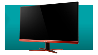 Acer monitor on deal background.
