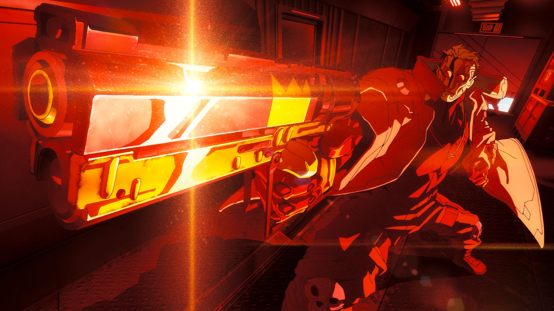 Weak Kingsley firing a gun in Cyberpunk: Edgerunners season 2