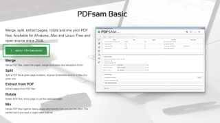 How to combine PDF files step 1: Download PDFsam Basic from the PDFsam website