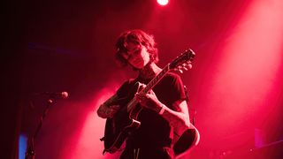  Guitarist Tim Henson of the American band Polyphia performs live on stage during a concert at the Huxleys on June 17, 2024 in Berlin, Germany