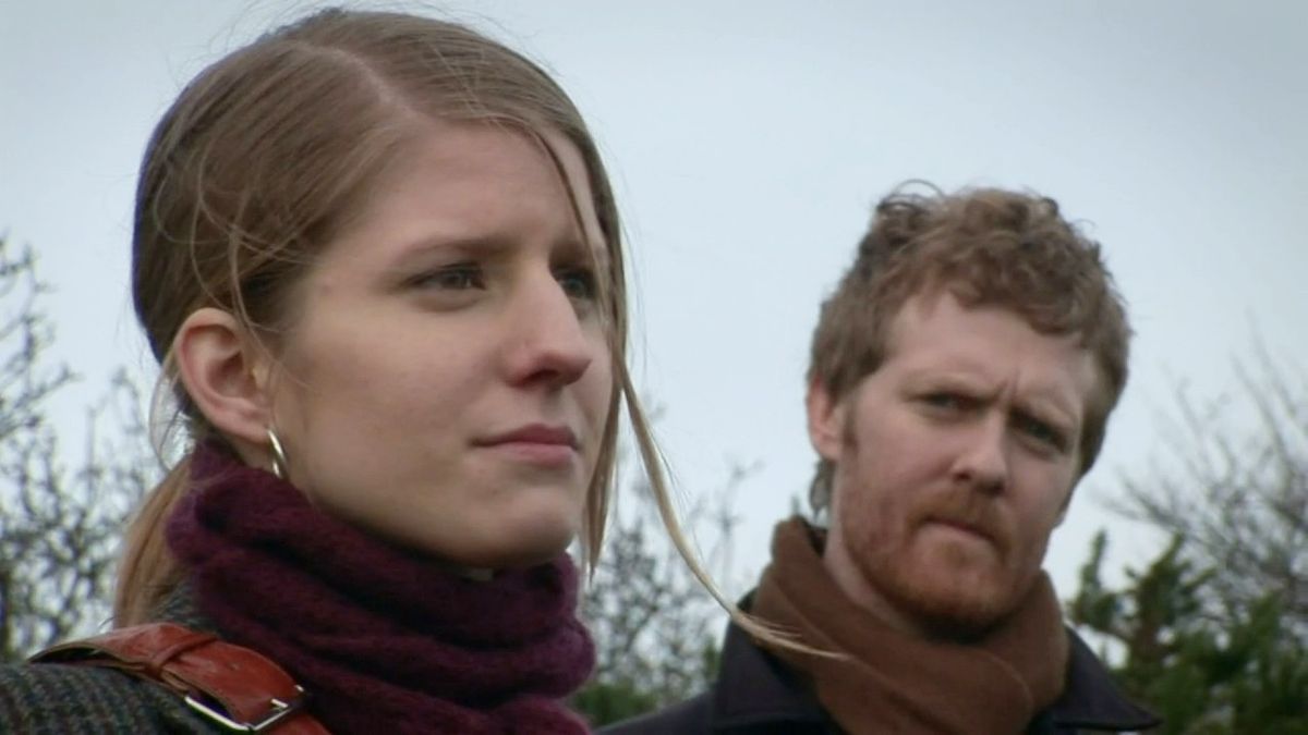 Markéta Irglová and Glen Hansard in Once