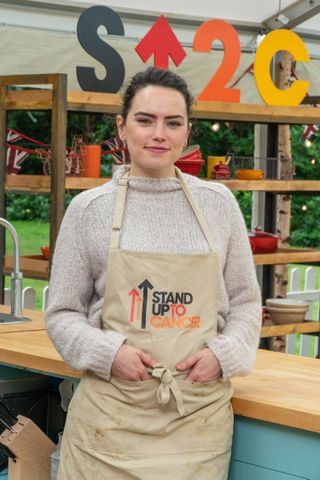 Daisy Ridley on the Great British Bake Off.