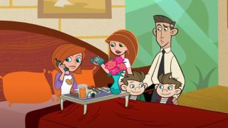 Kim's family on Mother's Day on Kim Possible