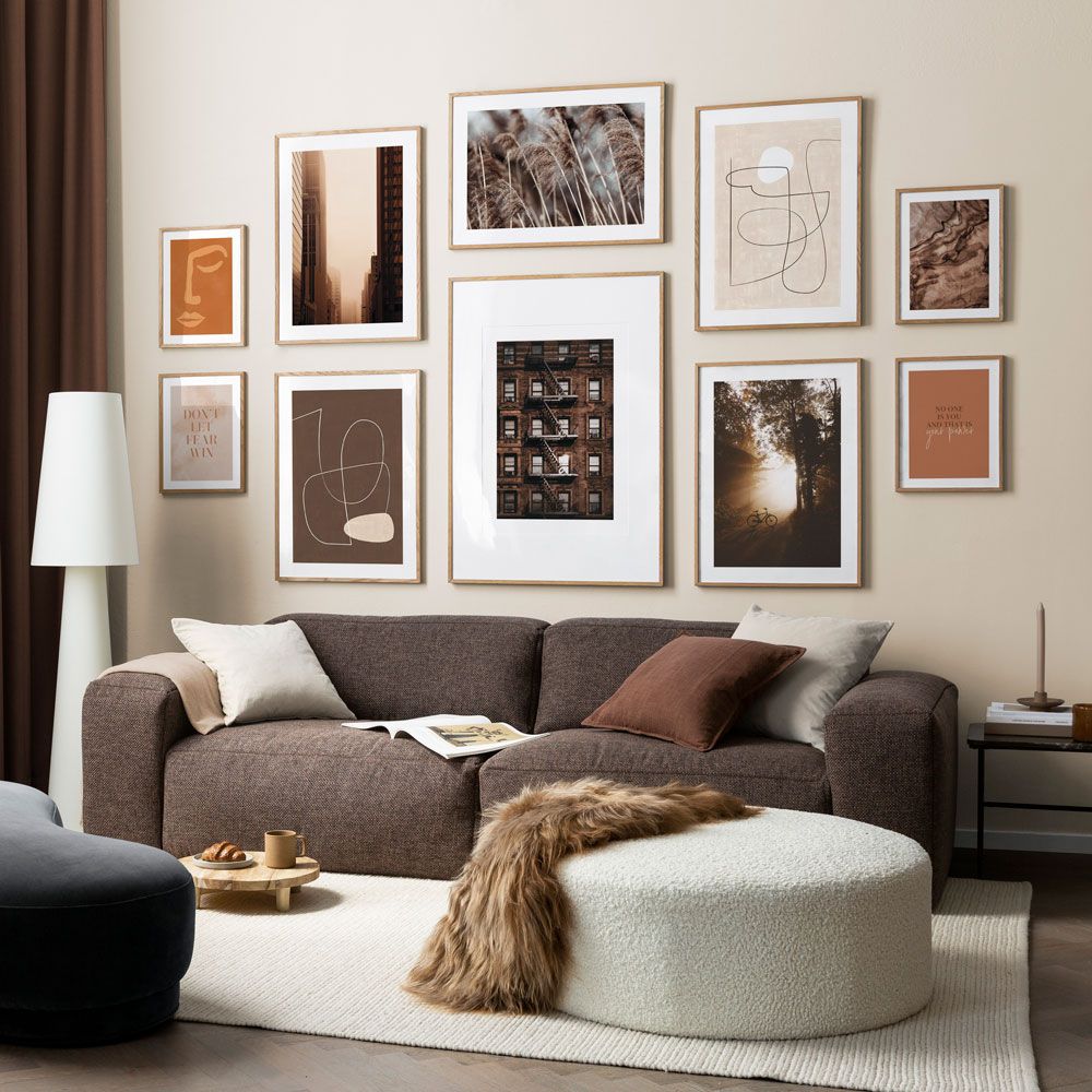dam Sluipmoordenaar Pech Brown living room ideas – beautiful schemes that work in any home | Ideal  Home