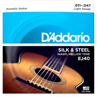 D'Addario EJ40 Silk & Steel strings D'Addario EJ40 Silk & Steel strings