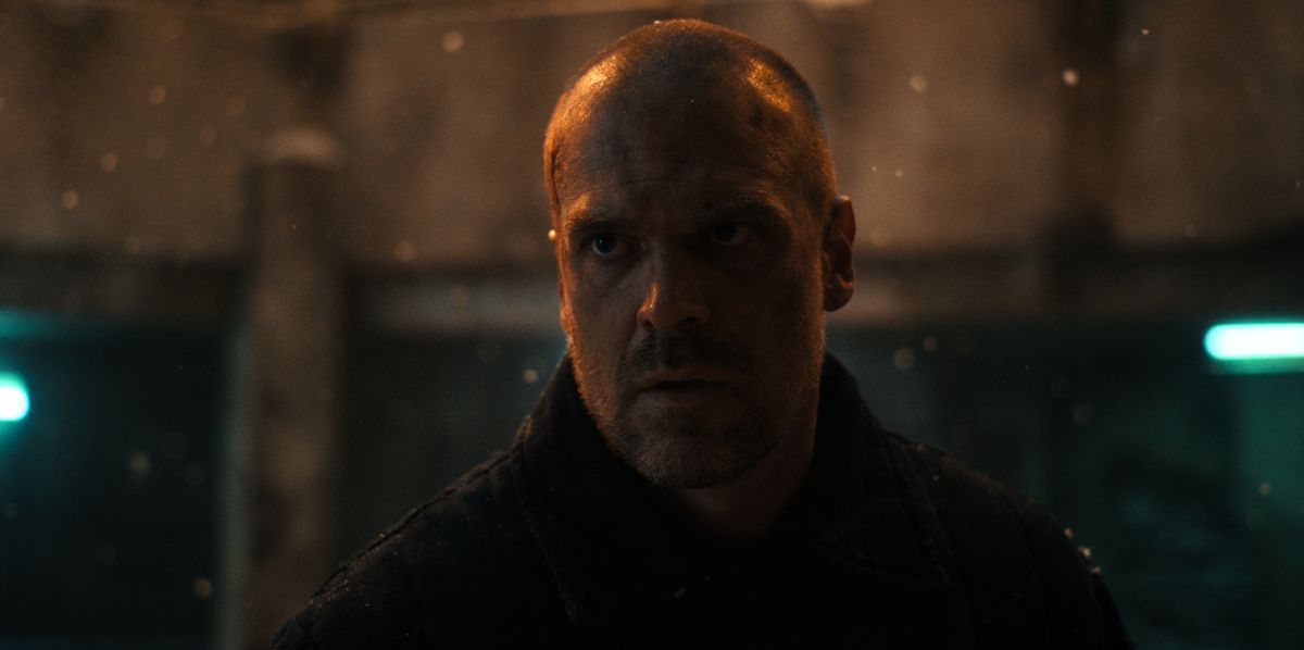 Jim Hopper (David Harbour) in an official image from Stranger Things season 4