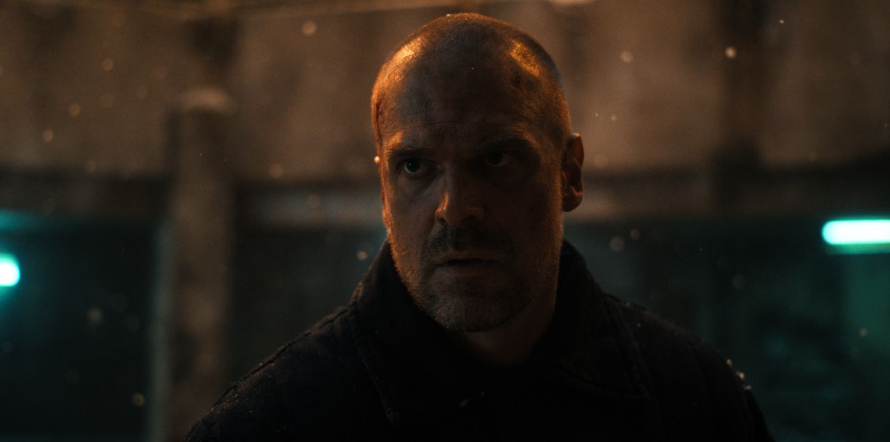 Jim Hopper (David Harbour) in an official image from Stranger Things season 4