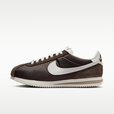 Nike Cortez Textile Women's Shoes - Baroque Brown/khaki/sail - Size 5