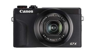 Product shot of one of the best cameras for streaming, Canon G7 X III