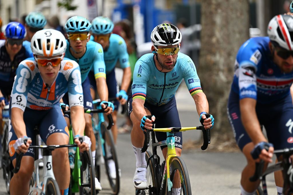 TORINO ITALY JULY 01 Mark Cavendish of The United Kingdom and Astana Qazaqstan Team competes during the 111th Tour de France 2024 Stage 3 a 2308km stage from Piacenza to Torino UCIWT on July 01 2024 in Torino Italy Photo by Tim de WaeleGetty Images