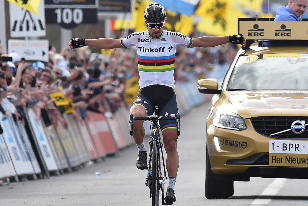 Peter Sagan (Tinkoff) wins the 2016 Tour of Flanders