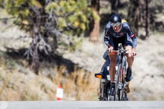 Tom Zirbel (Optum) comes through with the fastest time