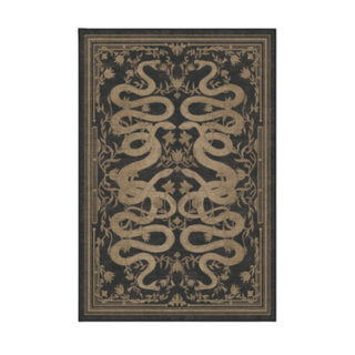 Sumaya Soft Black Tufted Rug, 4' x 6'