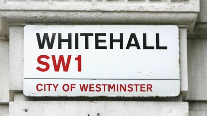 The street sign for Whitehall