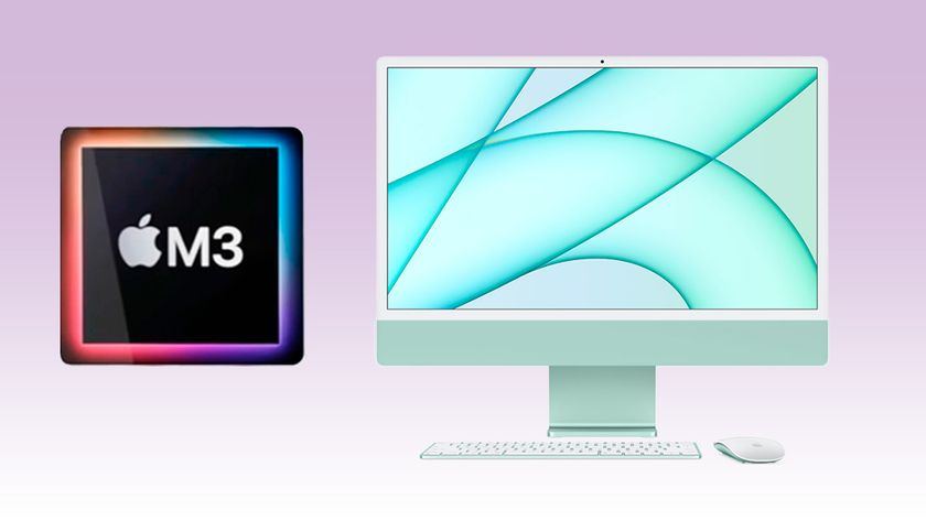 Apple M3 iMac 24 mockup