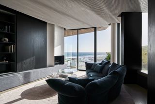 Living space at Horizon Flinders House by Mim Design