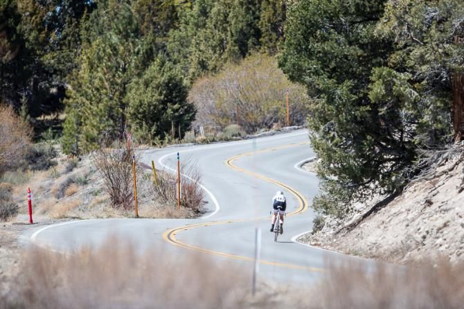 Start of the small climb.