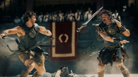 Paul Mescal and Pedro Pascal in Gladiator 2