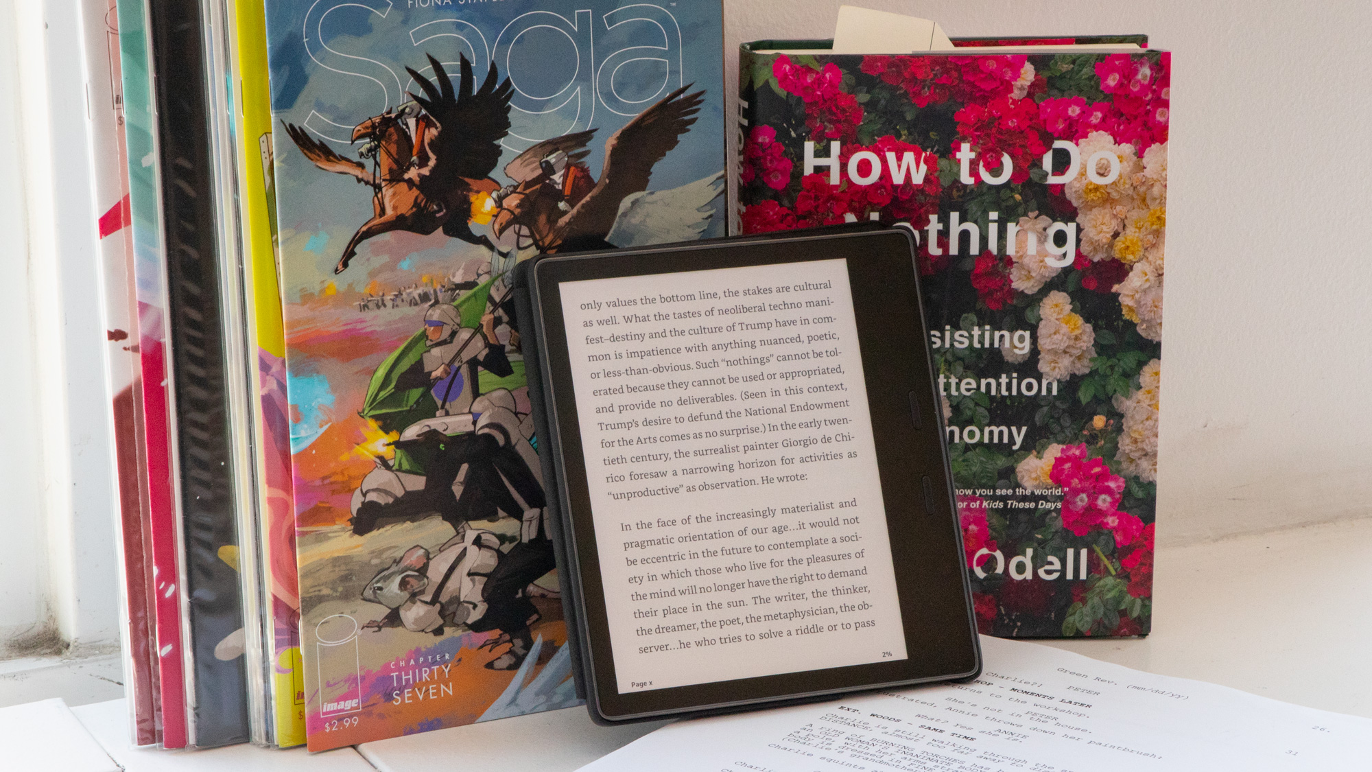 Kindle Oasis 2019 review: reading experience