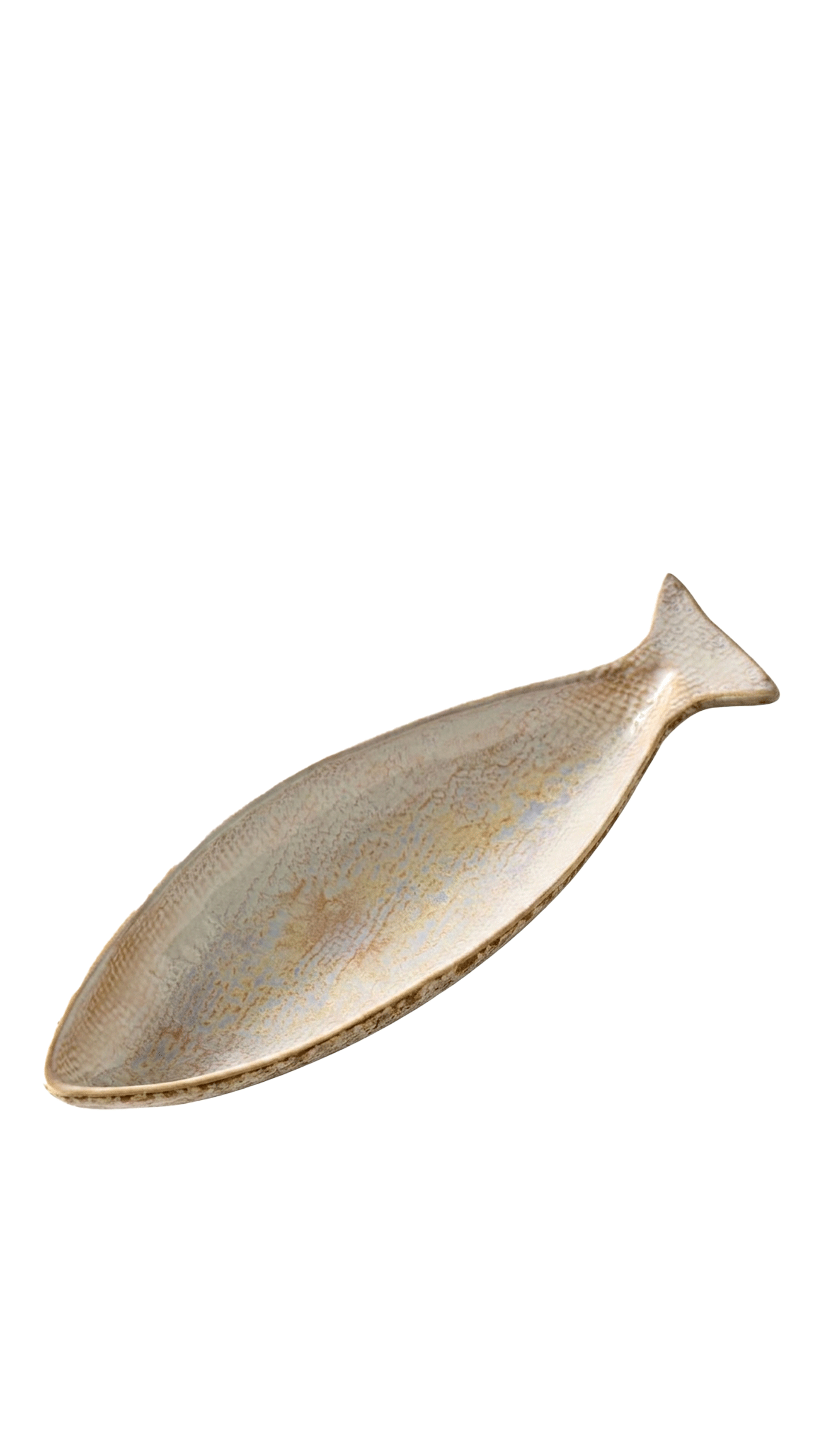 Seashell Stoneware Serveware Collection - Dip bowl - fish