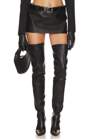 Twentythree Faux Leather Skirt