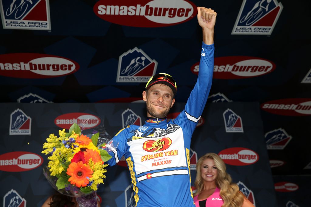 Alexandr Braico (Jelly Belly) in the best Colorado rider jersey
