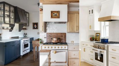 kitchen color schemes with white appliances