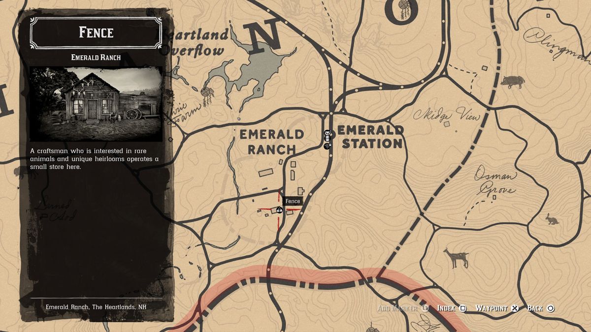 Red Dead Redemption 2 Fence locations | GamesRadar+