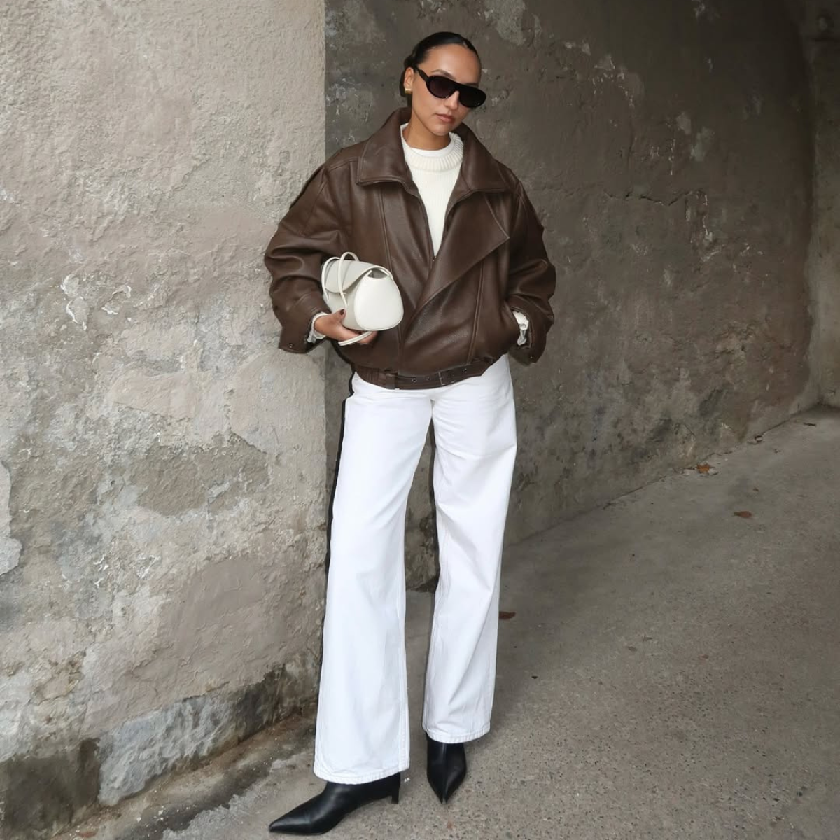 French women jeans and ankle boots