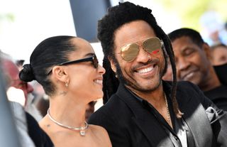 Zoe Kravitz and Lenny Kravitz