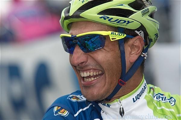 Mauro Da Dalto (Liquigas-Cannondale) is all smiles