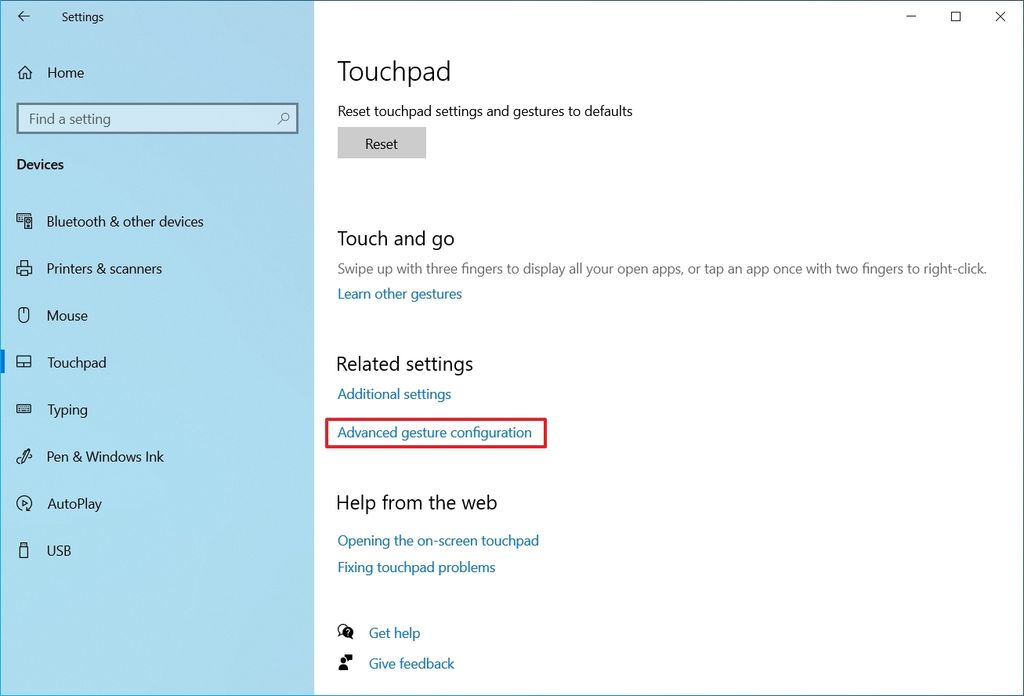 How to customize 'Precision Touchpad' settings on Windows 10 | Windows ...