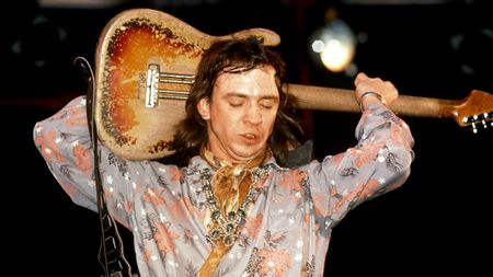 Stevie Ray VAUGHAN performing in 1983