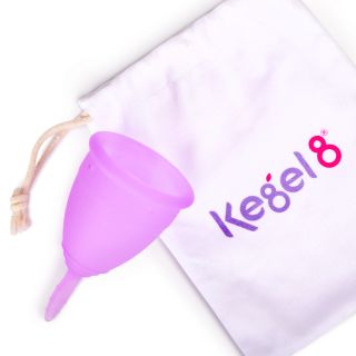 Period cups: a product shot of the Kegel8