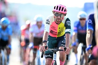 Ben Healy (EF Education-EasyPost) on stage 2 of the 2023 Giro d'Italia