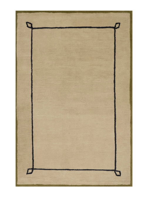Serge Bordered Wool Rug by Nate Berkus, 4' x 6'