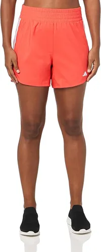 Adidas Pacer Training 3-Stripes Woven High-Rise Shorts (Women's)