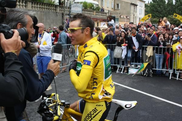 Thomas Voeckler (Europcar) was in demand at Limoux.