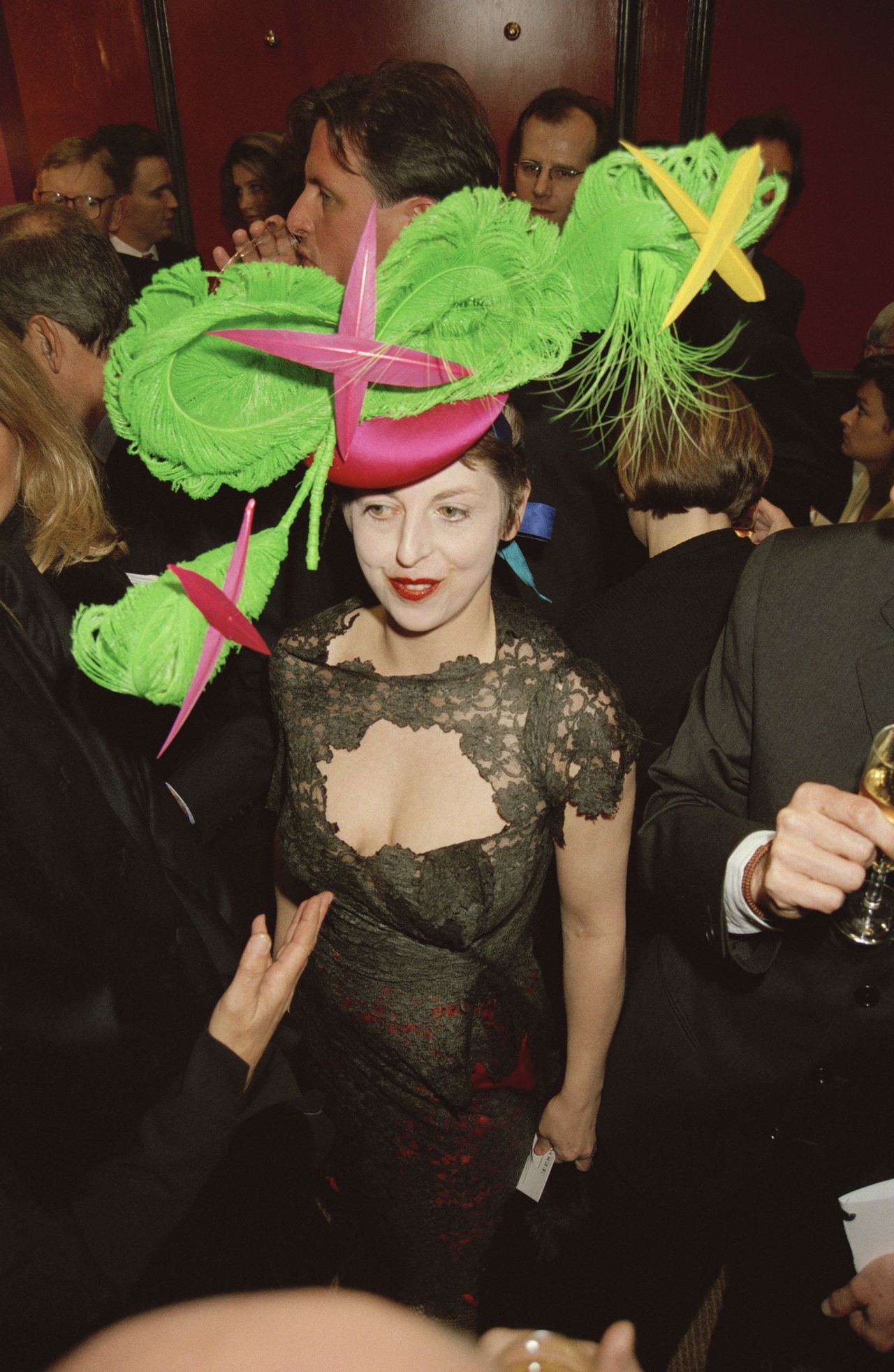 Isabella Blow in outlandish hats
