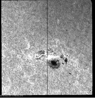 IRIS Image of March 29 Solar Flare