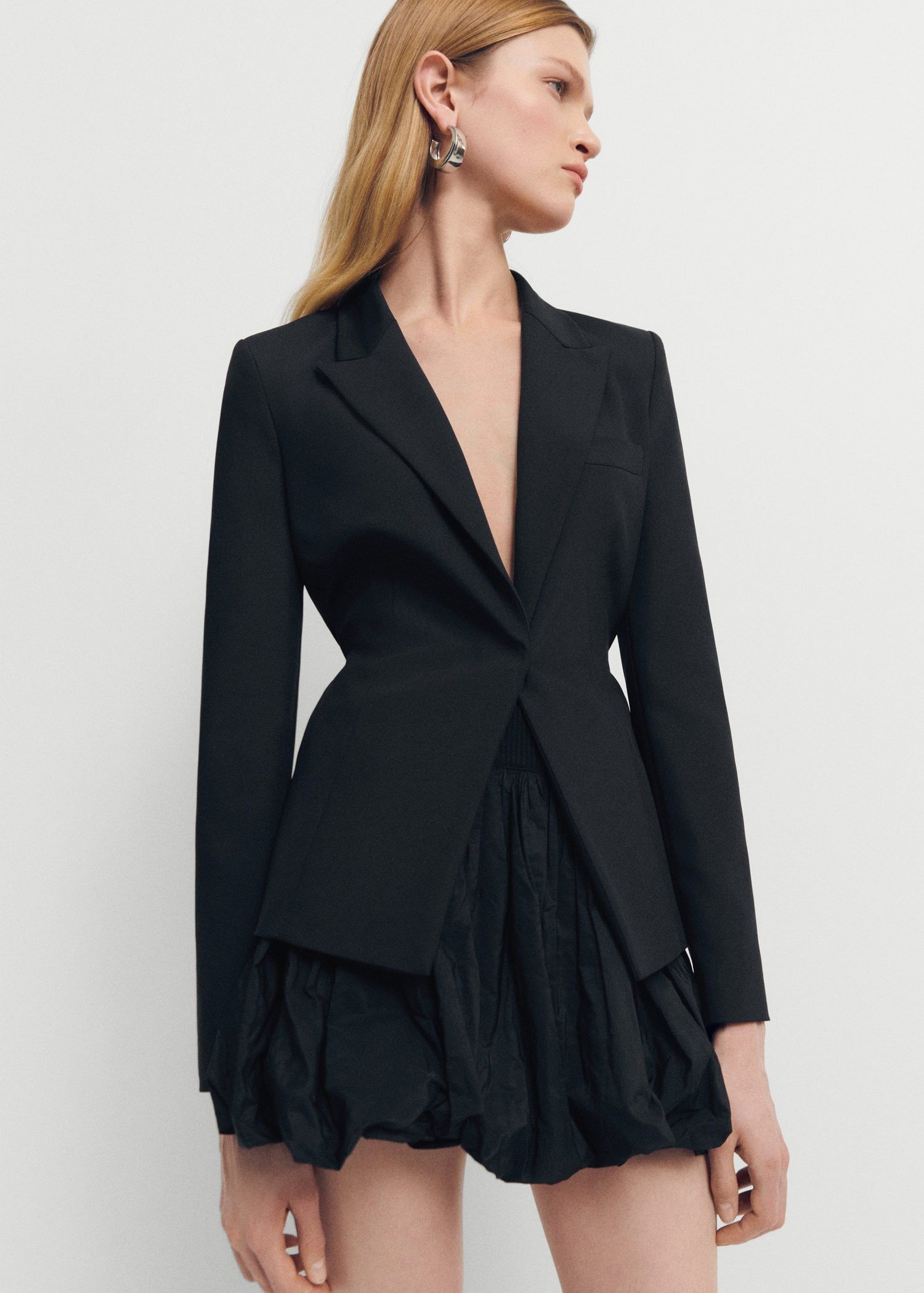 mango fitted blazer