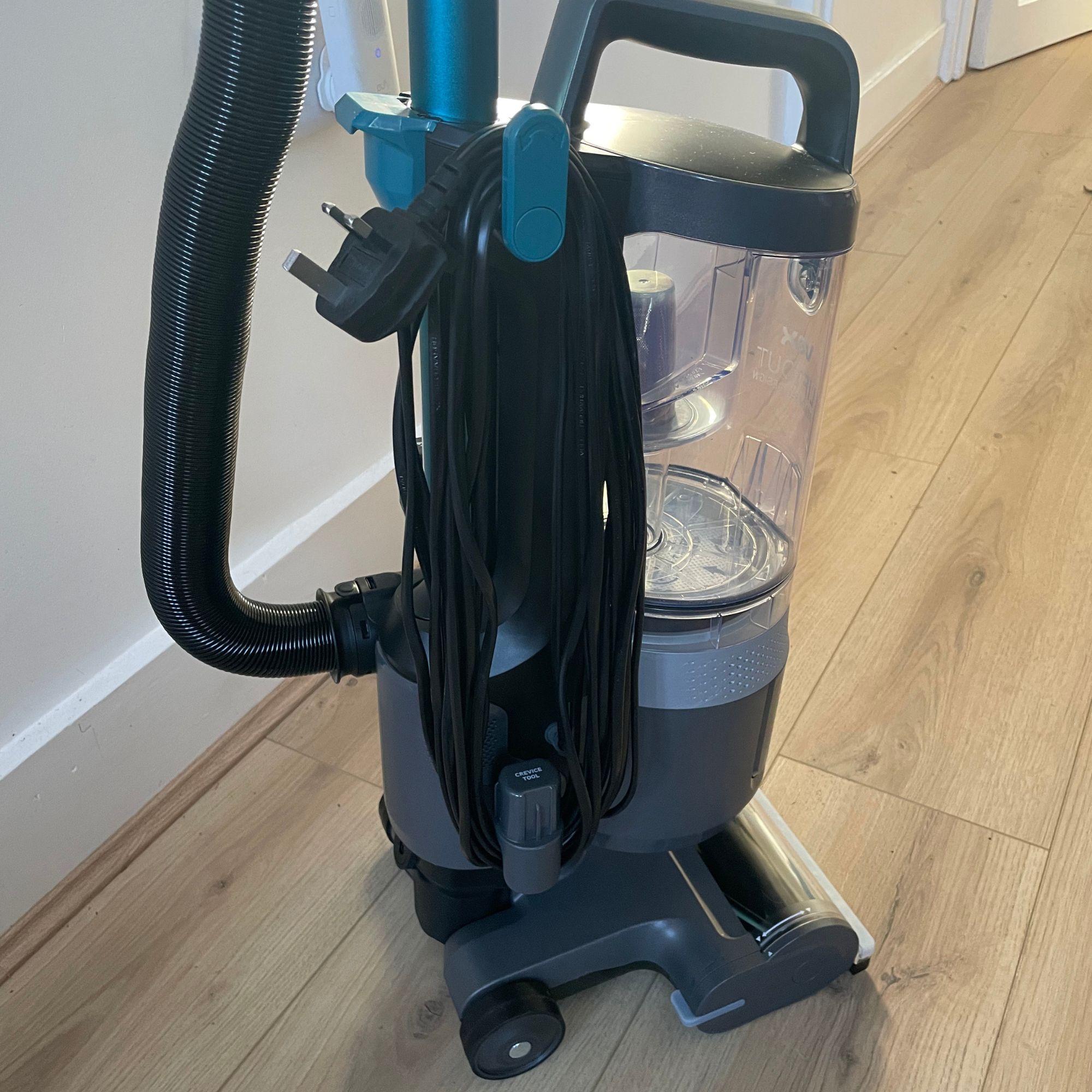 Close up of the cord holder on the Vax LiftOut Reach Pet Design Vacuum Cleaner