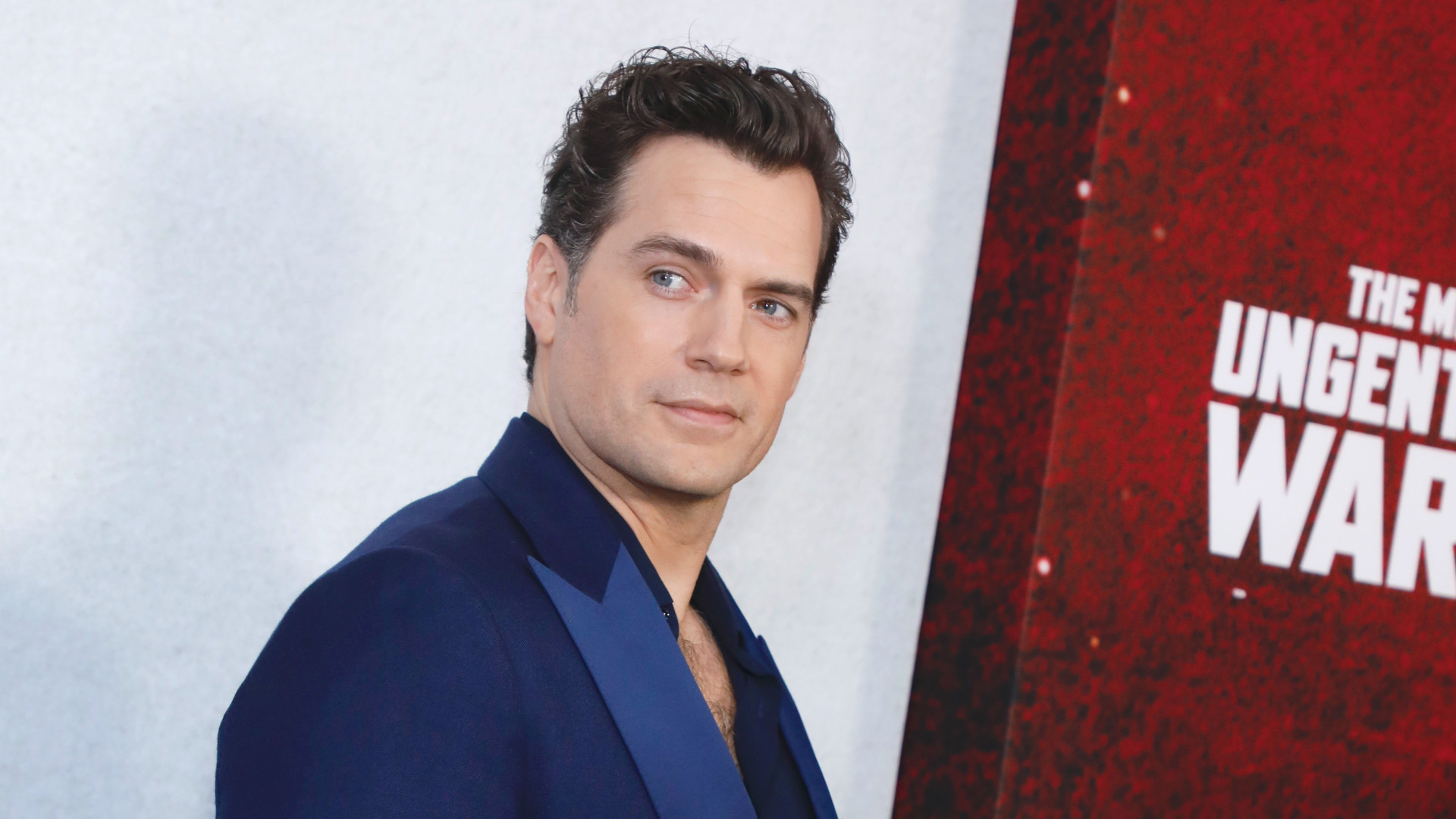 Henry Cavill at the premiere of The Ministry of Ungentlemanly Warfare