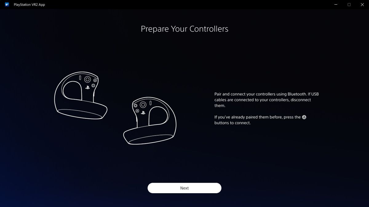 Sony PS VR2 App listed on Steam.